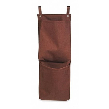 HOSPITALITY 1 SOURCE Caddy Bag, 2 Pocket, 12in X 35in, Brown, 6PK CB2BR